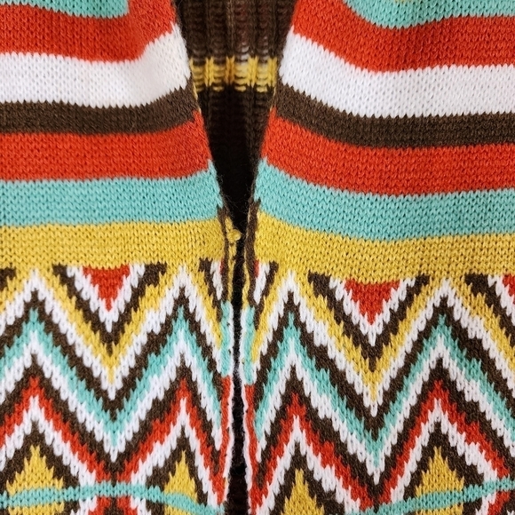 HOT & DELICIOUS WESTERN FRINGED CARDIGAN SWEATER - Picture 6 of 10